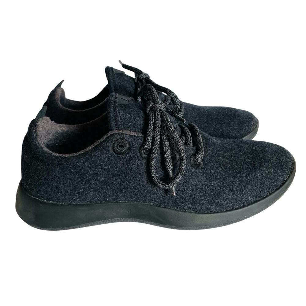 Allbirds Grey Black Merino Wool Runners Size 8